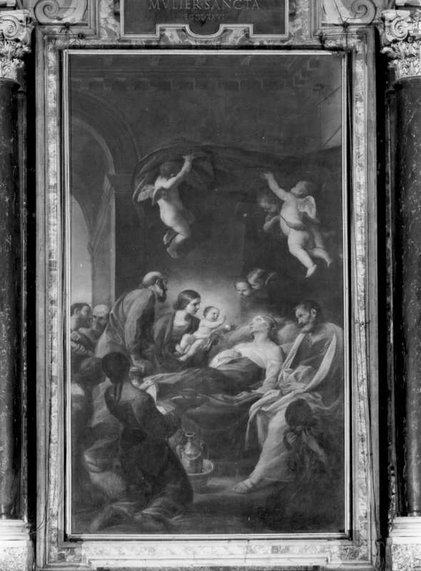  72-Andrea Sacchi-morte di Sant'Anna -Chiesa des ss. Biagio e Carlo ai Catinari, Roma 